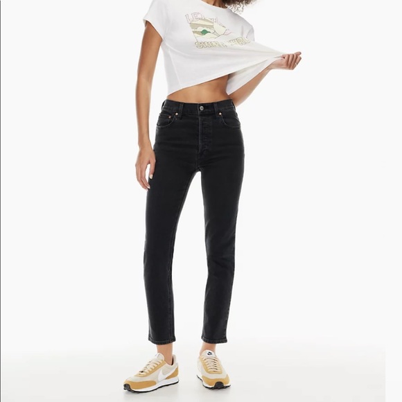 Aritzia Denim - Aritzia Denim Forum High Rise Yoko Slim  (28L) - 28W